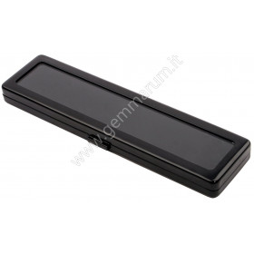 Edelsteindose 20X5x1.5 cm - matte schwarze Farbe