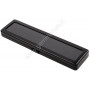 Edelsteindose 20X5x1.5 cm - matte schwarze Farbe