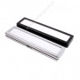 Edelsteindose 20X5x1.5 cm - matte silberne Farbe