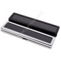 Edelsteindose 20X5x1.5 cm - matte silberne Farbe