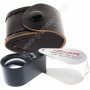 LENTE TRIPLETTA con LED + UV