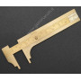Mini brass gauge for gemstone 80mm