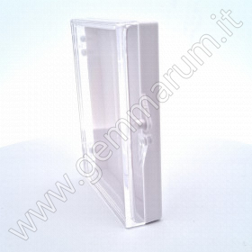 Scatolina bianca porta pietre Gel 7.5x7.5 x1.5 cm