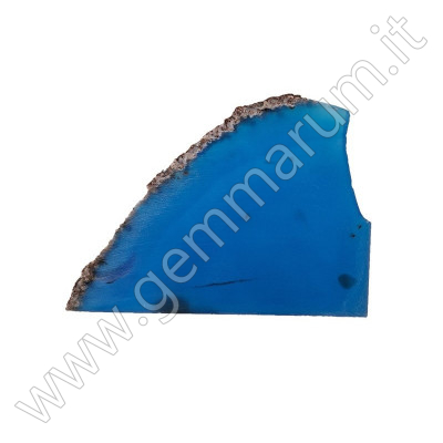 Blue agate slab