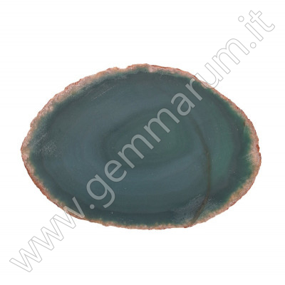 Green agate slab