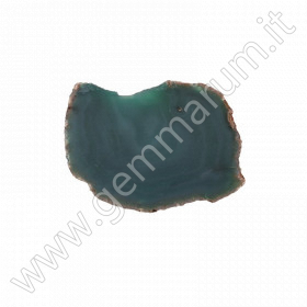 Green agate slab