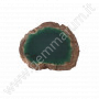 Green agate slab