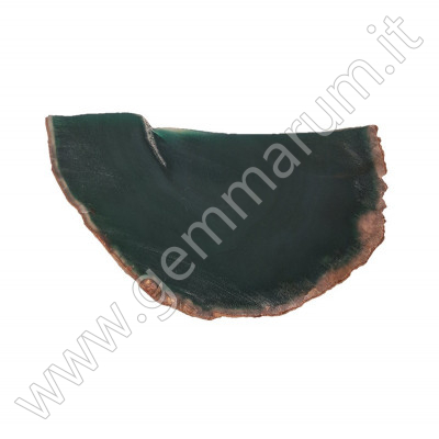 Green agate slab