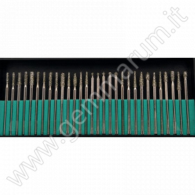 Frese Diamantate Set 30 pz fino a Ø 3.2mm