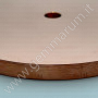 DISCO DI RAME PIENO - Foro:12.7 mm