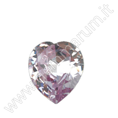 Diamant-Imitat aus kubischer Zirkonia (kZ), Herzschliff Ø 50mm
