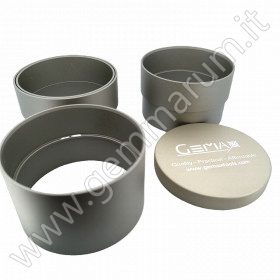 GEMAX Metal box for diamond sieve plates Ø 80 mm