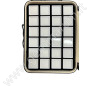 Tray with 48 boxes 4x4 - white