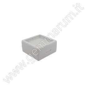 Edelsteindose 2X2 WEIß für Edelsteine