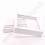 SCATOLINA BIANCA IN PLASTICA PORTA PIETRA 5X5X2 cm