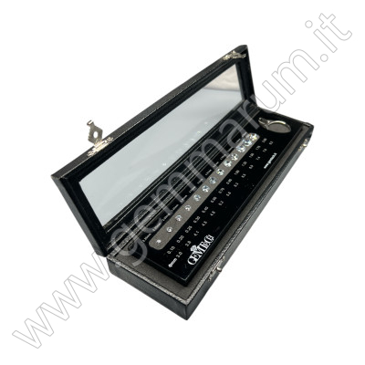 CZ Master Set - 13 Vergleichssteine von 0.10 zu 2 ct
