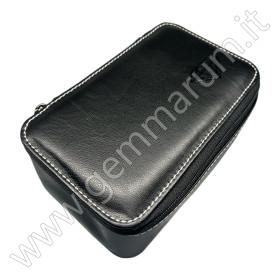 Leather Box for gemstones 15x9x6 cm