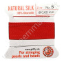 Red coral silk thread Griffin No. 5