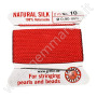 Red coral silk thread Griffin No. 10