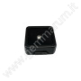 Scatolina Metallo 4X4x1.5 cm - Nero Opaco