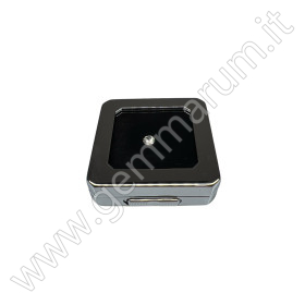 Scatolina Metallo 5.5X5.5x1.5 cm - Argento lucido