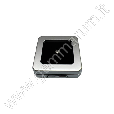 Scatolina Metallo 5.5X5.5x1.5 cm - Argento Opaco