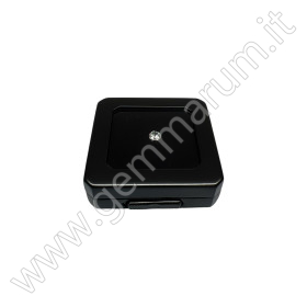 Scatolina Metallo 5.5X5.5x1.5 cm - Nero Opaco