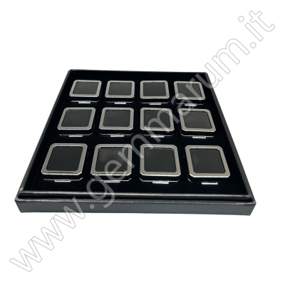 Etui mit 12 MetallDosen - Shiny Silver