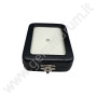 Kunstleder Edelsteindose 65X85x25 mm - Schwarz