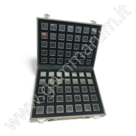 Set Completo per Esposizione pietre- 70 scatoline nere