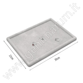 VASSOIO ESPOSITORE PORTA PIETRE - 30X22cm