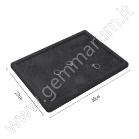Velvet Ring Display Tray – 30 × 22 cm
