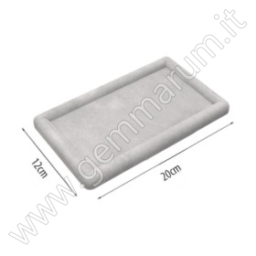 VASSOIO ESPOSITORE PORTA PIETRE - 20X12cm