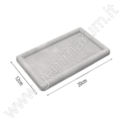 VASSOIO ESPOSITORE PORTA PIETRE - 20X12cm