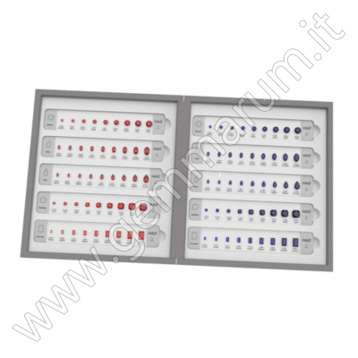 GEMSTONE SELECTOR - SET RUBINO E ZAFFIRO VARIE FORME