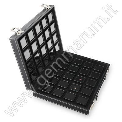 Set Completo per Esposizione pietre- 40 scatoline nere