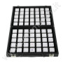 70 Gem Display Boxes in a Luxurious Lockable Carry Case - white