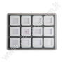 Deluxe Diamond Boxes in a Luxury Tray Set - 12 white boxes