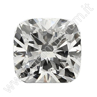 DIAMANTE SINTETICO TAGLIO CUSCINO QUADRATO G 2.01 ct