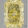FANCY YELLOW CVD CUSHION BRILLIANT CUT 1.59 Cts