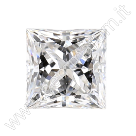 CVD PRINCESS CUT G VVS2 1.52 cts