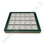 Espositore Premium con Cornice Dorata-Verde