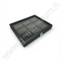 Elegante Espositore con chiusura e finestra 9 scatoline - BLACK