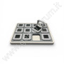 Deluxe Diamond Boxes in a Luxury Tray Set - 12 grey boxes