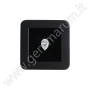 Edelstein-Präsentationsbox aus Holz 88 ×88 × 25 mm