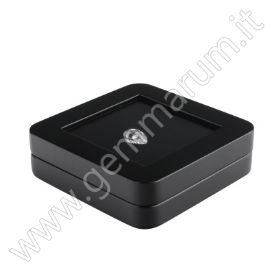Scatola per esposizione pietre preziose in legno 88 ×88 × 25 mm