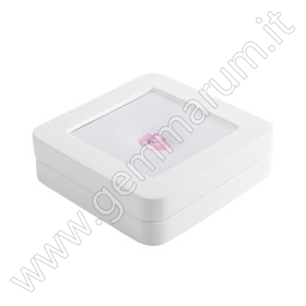 Scatola per esposizione pietre preziose in legno 88 ×88 × 25 mm