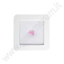Wooden gemstone display box  88 ×88 × 25 mm