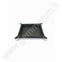 Folding Faux Leather Display Tray with Button Closure