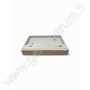 Velvet Display Tray with Gold Edge
